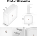 Sujeet Blue Night Light 4 Pack, Night Lights Plug into Wall 4-Pack, Nightlight - Image 5