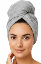 KEEPOZ Cotton Hair Towel Quick Dry Hair Towel Hair Drying Towels Suitable - Image 2
