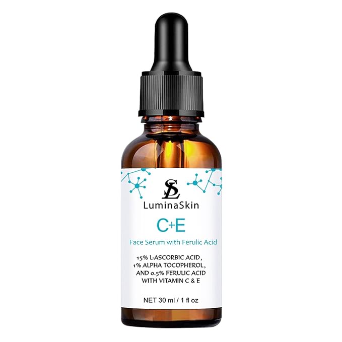 Vitamin C Face Serum Vitamin CE Serum by Luminaskin