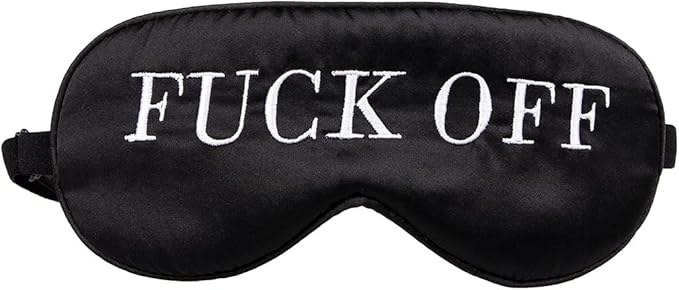 100% Mulberry Silk Sleep Mask Blackout, Cute Natural Sleeping Mask by NMMGlobal