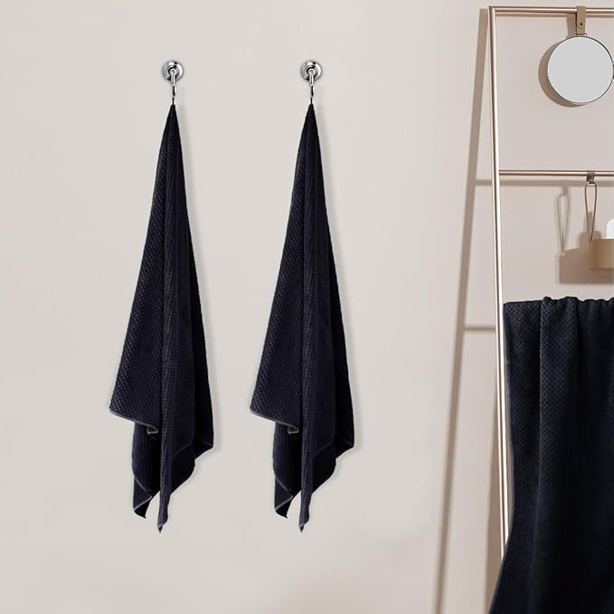 HOMEXCEL Bath Towel Set Pack of 4, 30 x 60 Inches Large Microfiber Bath Towels - Image 6