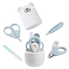 Baby Nail Clippers Set with Cute Case, Infant Fingernail and Toenail File Kit by papabear