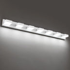 SineRise LED Modern Bathroom Vanity Light Fixtures, Matte White Modern Acrylic by SINERISELIGHTING