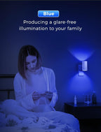 L LOHAS LED Night Light, Light Sensor, Dimmable Night Light, Calm Blue - Image 6