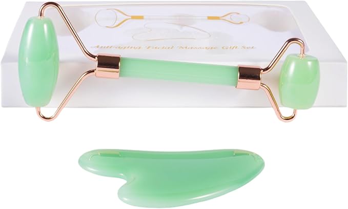 2pcs Scraping Facial Tool Valentine's Day Gift, Includes Roller and Scraping - Image 3
