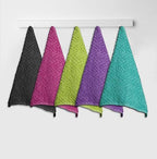 ZUPERIA Zigzag Multicolor Wash Cloths -24 Pack -12" x 12"- Highly Absorbent - Image 7