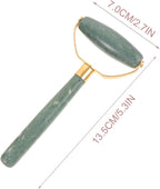 FRCOLOR Jade Rollers Massaging Body Roller 2-Pack Facial Massage Tool - Image 6