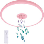 Pink Waterproof LED Ceiling Light Fixture, Music Ceiling Lamp, by AlwaysOnAlwaysWarm
