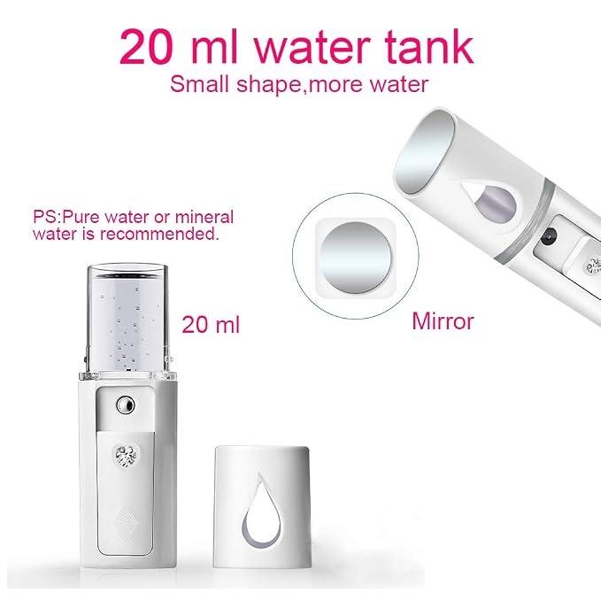 Nano Facial Steamer Mist Spray Eyelash Extensions Cleaning Pores Water SPA - Image 4