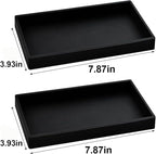 2PCS 7.87” L x 3.93” W Silicone Soap Dispenser Trays, countertop Tray - Image 4