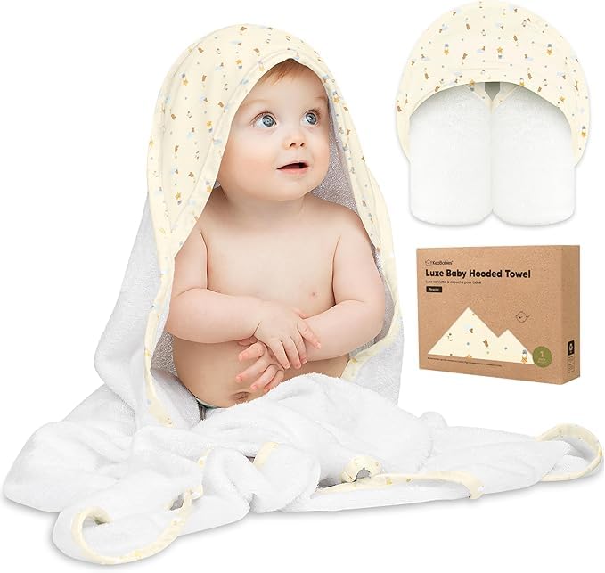 KeaBabies Hooded Baby Towel for Newborn by KeaBabies