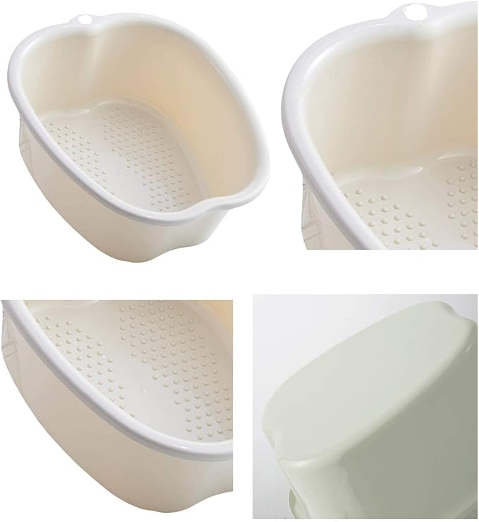 AXLOFO® Foot Soaking Bath Basin, Large Plastic Foot Soaking Tub, Feet Massage - Image 5