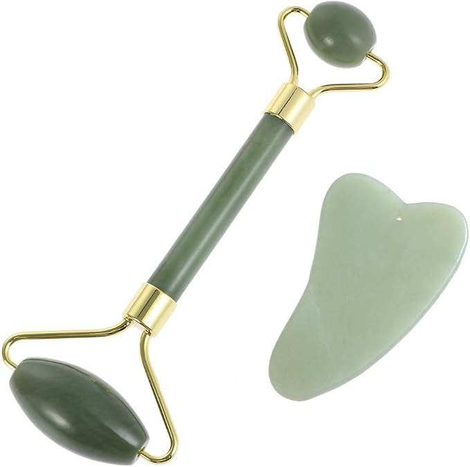 rosenice Jade Beauty Vessel Gua Sha Massage Tool Set by rosenice