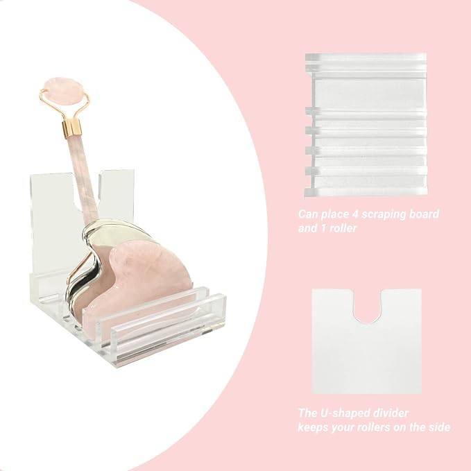 YeeBeny Gua Sha and Facial Roller Holder - Image 5