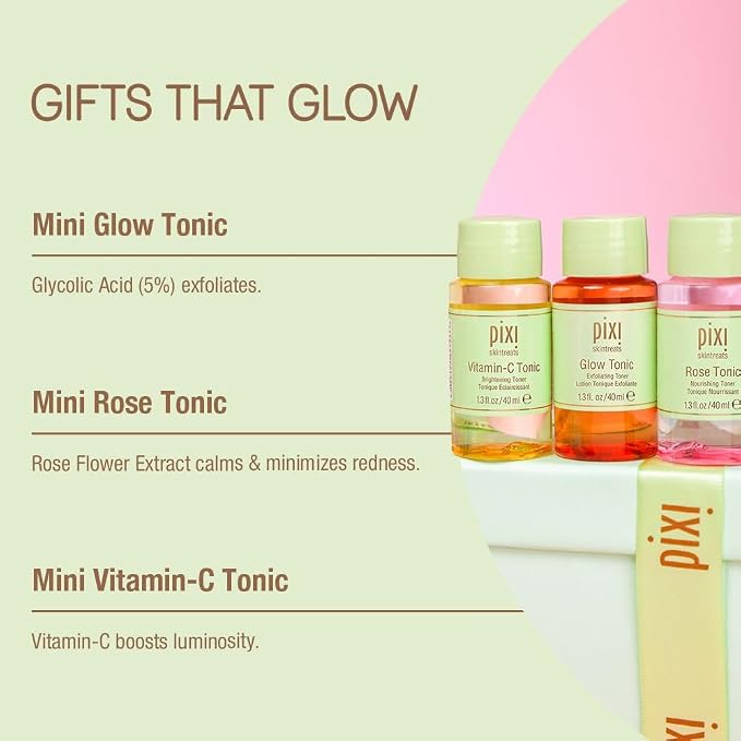 Pixi Beauty Tonic Trio | Holiday Edition Gift Set - Image 4