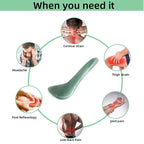 Gua Sha Facial Tool Natural Jade Stone Massage Board Tools - Image 4