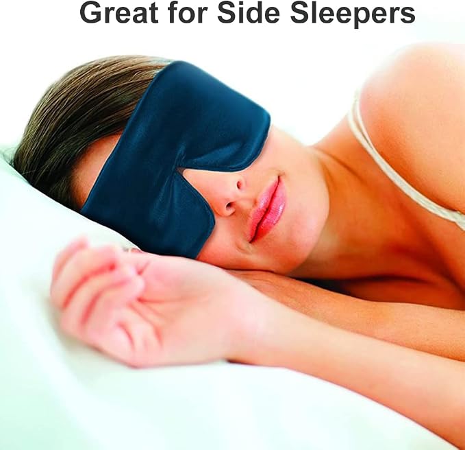 100% Mulberry Silk Eye Mask Blackout Sleeping Eye Cover - Image 7