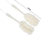4Pack Back Scrubber for Shower, Evmliy Loofah Sponge Brush Exfoliating Body - Image 2