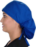 Sparkling EARTH Big Hair Ponytail Classic Surgical Style Scrub Working Cap - Image 5
