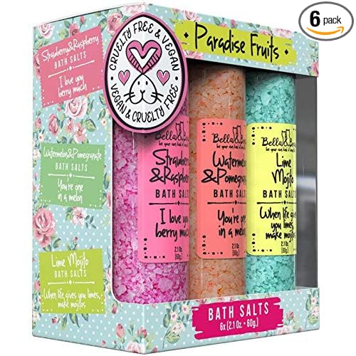 Bath Salts for Women – Relaxing Spa & Foot Soak – Bella & Bear Paradise Fruits by BellaandBear