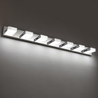 SineRise LED Modern Bathroom Vanity Light Fixtures, Chrome Modern Acrylic by SINERISELIGHTING