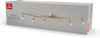 Globe Electric 57505 Payton 6-Light Foldable Track Lighting, Painted Brass - Image 9