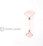 C CRYSTAL LEMON Rose Quartz Facial Roller - Image 8