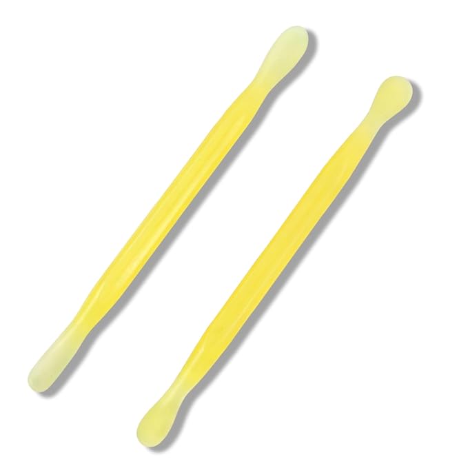 2Pcs Plastic Cuticle Pusher, Dual-end Dead Skin Nail Pusher, Gentle Plastic by HaimiLiyaHome