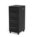 Salon Trolley Cart with Wheels, 3-Drawer Rolling Hair Styling Station, Mobile by OmySalon