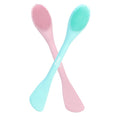 MSQ Silicone Face Mask Brush, Soft Facial Cleansing Scrubber, 2 Pack Double-End by MSQ