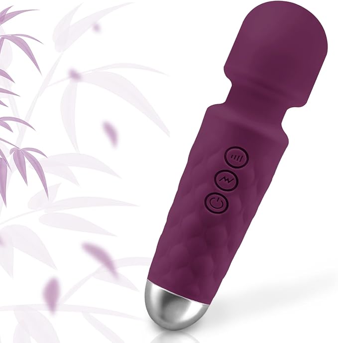 GWWJGSN Compact Multi-Frequency Portable Massager, Silicone Shell Skin-Friendly by GWWJGSN