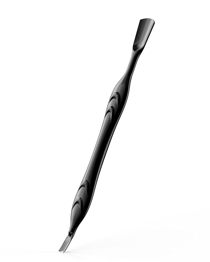 FERYES Cuticle Pusher with Fork, 2-in-1 Cuticle Trimmer Nail Care Tool by FERYES