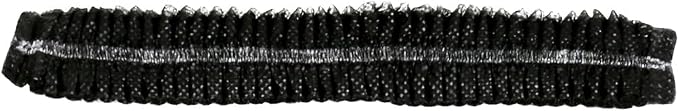 ProtectX 100-Pack Black Disposable Hair Nets, Elastic Head Cover, Bouffant Caps - Image 4