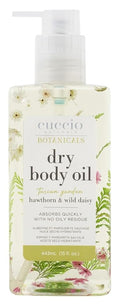 Cuccio Naturale Hydrating Dry Body Oil – Hawthorn & Wild Daisy, Fast‑Absorbing by Cuccio