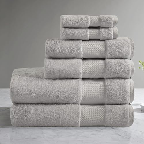 Madison Park Turkish 100% Cotton 600Gsm Luxury Premium Thick Soft Abosorbant - Image 2
