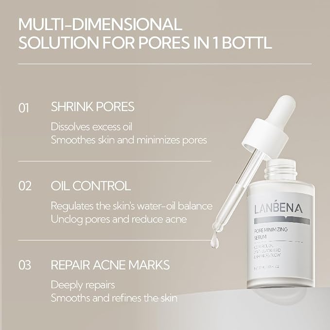 LANBENA Pore Minimizer for face, Skin Care, Pore Minimizer Treatment Serum 2.0 - Image 5