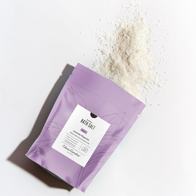 Edens Garden Relaxing Bath Salt Soak – Lavender Magnolia Blend - Image 3