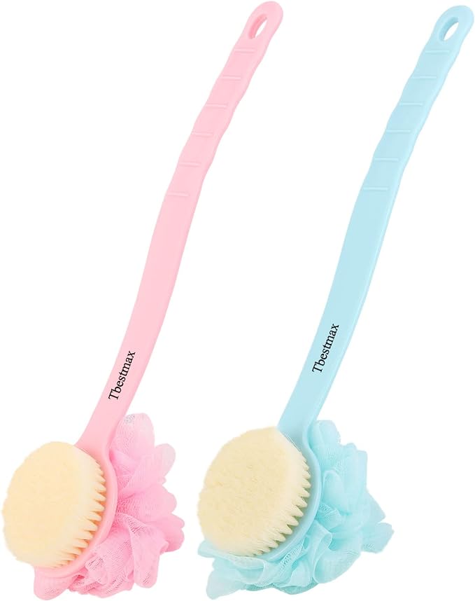 Tbestmax Loofah Back Scrubber Long Handle Shower Body Brush by Tbestmax
