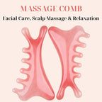 Pink Gua Sha & Massage Comb Set – Massage Tool - Image 4