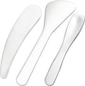 Pndeyo 3pcs Mini Stainless Steel Makeup Spatula, Reusable Cosmetic Cream by Pndeyo
