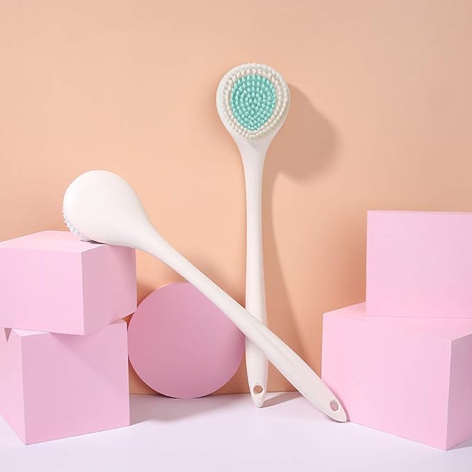 BEDELITE Back Scrubber for Shower, Soft Bath Brush Long Handle for Men & Women - Image 7