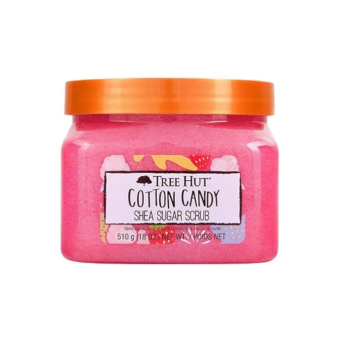 Tree Hut Cotton Candy Shea Sugar Scrub, Exfoliating, Hydrating & Moisturizing by TreeHut