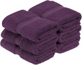 Superior Egyptian Cotton Pile Face Towel/Washcloth Set of 6, Ultra Soft Luxury by SUPERIOR