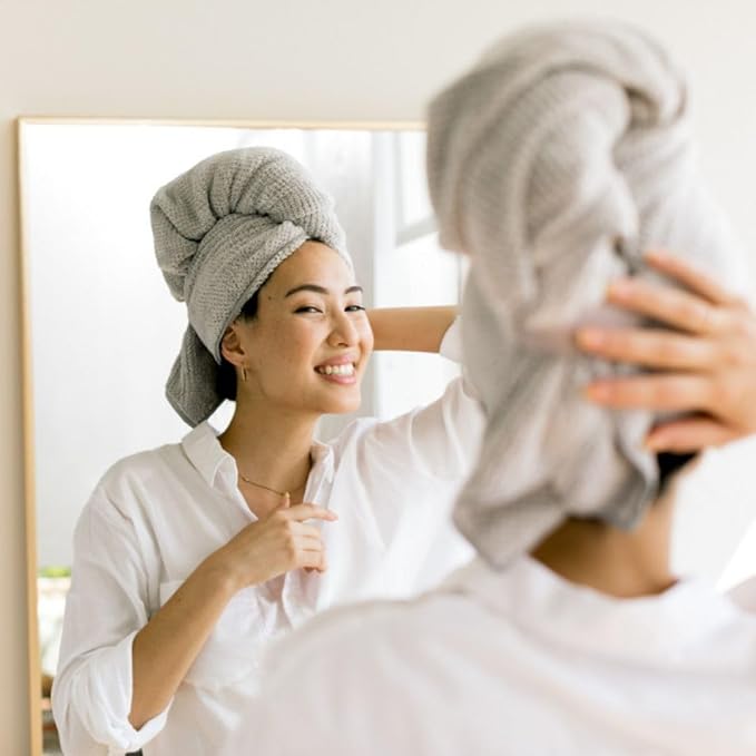 VOLO Hero Hair Towel – Ultra Soft Nanoweave™ Microfiber, Super Absorbent Quick - Image 2