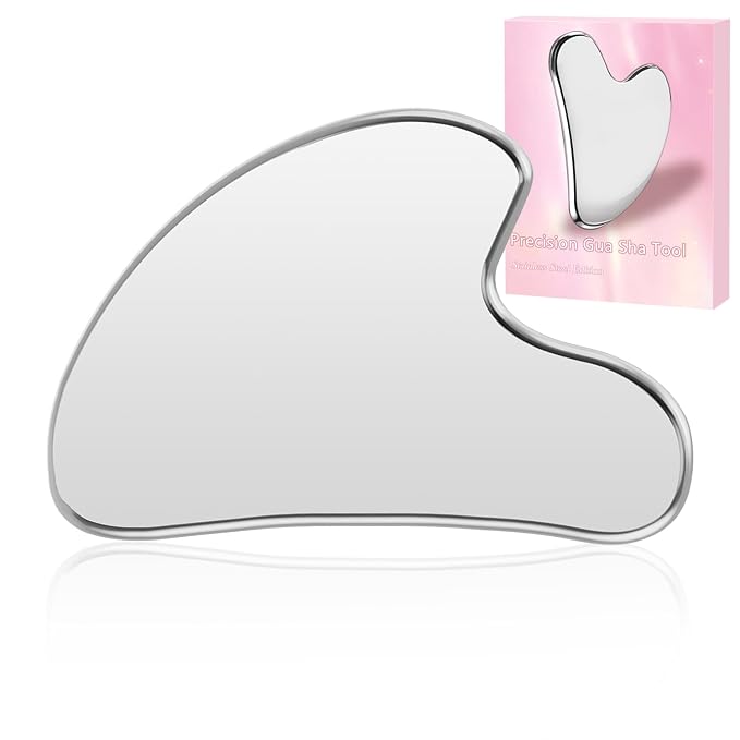 Stainless Steel Gua Sha Facial Tool – Metal Guasha by YDAJIURI+%E3%85%A4