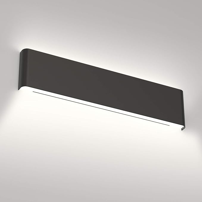 Aipsun 24in/20W Matte Black Modern Vanity Light Up and Down LED Vanity Light by Aipsun