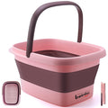Foot Bath Collapsible Foot Soak Tub, Beinilai Collapsible Foot Bath Basin by Beinilai