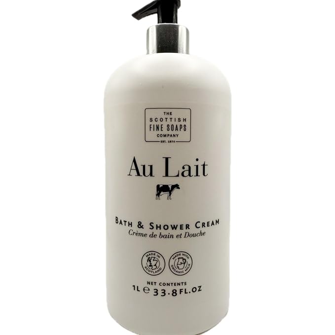 Scottish Fine Soaps The Au Lait Bath & Shower Cream, 33.8 fl oz by Scottish+Fine+Soaps
