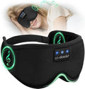 Sleep Mask with Headphones Bluetooth 5.4, LC-dolida Wireless Music Eye Mask by LC-dolida
