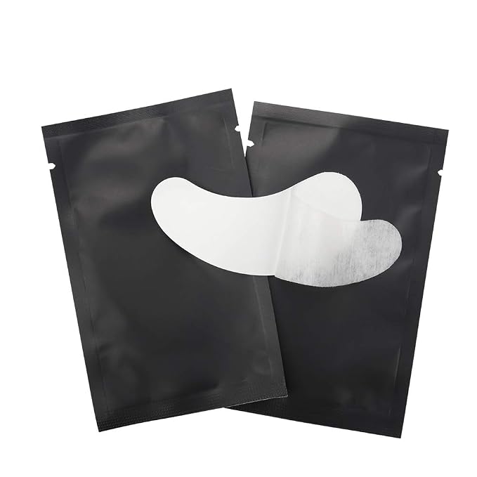 myaokue-up 100 Pairs Eye Gel Pads, Lint Free Under Eye Patches - Image 5